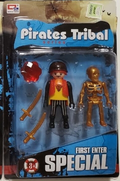 Simil Playmobil Personajes individuales Pirata - tienda online