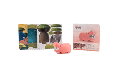 Halftoys Animal Playset 16cm Hipopotamo + Diorama Muñeco encastre iman - tienda online