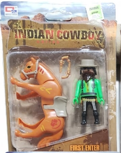 Simil Playmobil Personajes individuales Indios Cowboys - comprar online