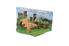 Halftoys Dinosaurio Playset 16cm Parasaurolofus + Diorama Muñeco encastre iman