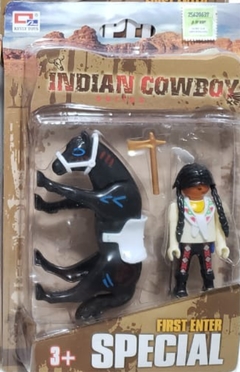Simil Playmobil Personajes individuales Indios Cowboys - All4Toys
