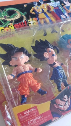 Dragon Ball Blister x4 Personajes de 5 cm - Goku Vegito - comprar online