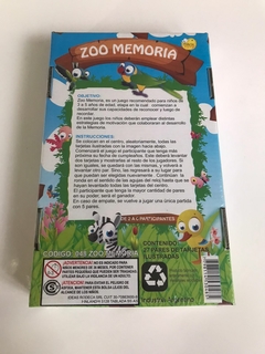 Juego de Mesa - Zoo Memoria - comprar online