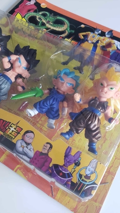 Dragon Ball Blister x4 Personajes de 5 cm - Goku Vegito en internet