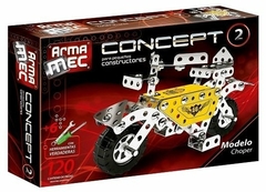 Tipo Mecano Construcción Metalica Moto Chopper Concept 2 Arma Mec