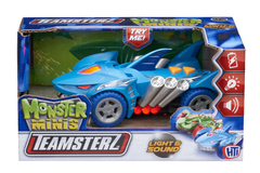 Autos Teamsterz Camion Monster mini Luz y Sonido 12cm 14130 Verde y Azul en internet