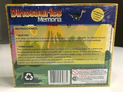 Juego de Mesa - Dinosaurio Memoria - comprar online