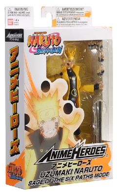 Naruto - Figura Articulada Bandai - 17 cm 36908 - Uzumaki Naruto Sage of Six Paths - comprar online