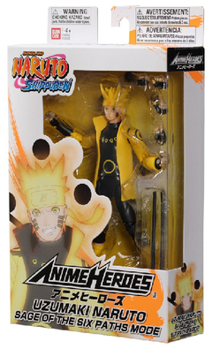 Naruto - Figura Articulada Bandai - 17 cm 36908 - Uzumaki Naruto Sage of Six Paths en internet