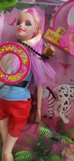 Muñeca Barbie HB 27 - Visita Animales - All4Toys