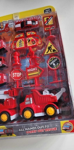 Set Bomberos Autos y Accesorios GRANDE - comprar online