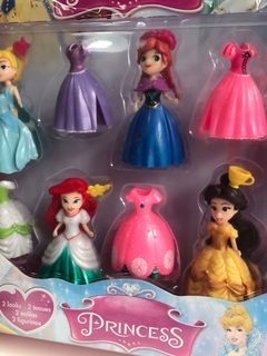 Princesas Disney + Vestidos Blister x8 unidades - All4Toys