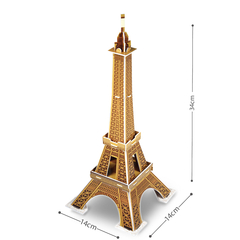 Cubic Fun Rompe 3D 67326 Torre Eiffel Paris 20Piezas - comprar online
