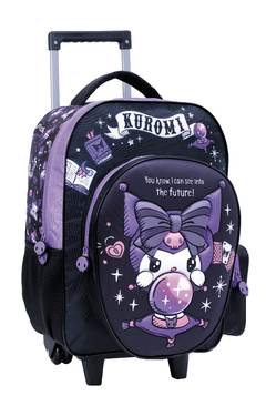 Mochila Escolar 74257 Kuromi Carro 17" Fortune