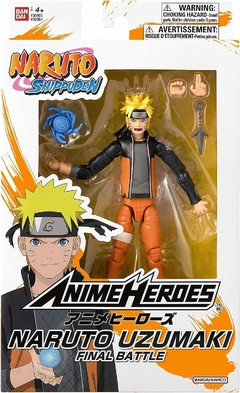 Naruto Figura Articulada 17cm 36964 - Naruto Uzumki Final Battle - comprar online