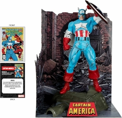 Estatua - MC Farlane 23cm Marvel Collection Capitan America 14772 en internet