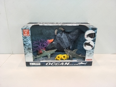 Ocean Sea World Playset 29cm 99580 Mantarraya y Tiburones