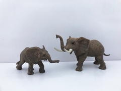 Animal World 99721 Playset 19cm - Pack x2 - Elefante Flia - comprar online