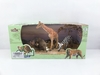 Playsets Animal World 99745 Pack x 4: Hipopótamo, Rinoceronte, Jirafa y Cebra
