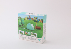 Imagen de Halftoys Dinosaurio Playset 16cm Triceratops + Diorama Muñeco encastre iman