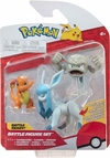 Pokemon 95155 - Battle Figure Set x3 - Charmander + Glaceon + Geodude