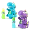 Bubble Fun 99493 Burbujero 20cm Dino T-Rex Luz y Sonido Azul