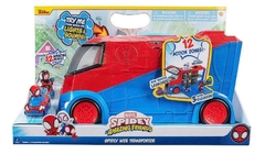 Spidey Y Sus Sorprendentes Amigos Vehículo Web Camion con Luz y Sonido + 2 Personajes incluidos