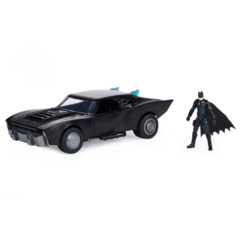 Batimovil Auto Batman 30cm con Luz y Sonido + Personaje 10 cm 67833 en internet