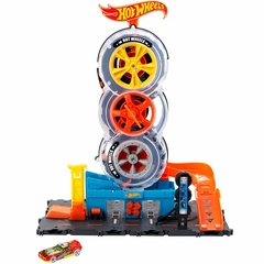 Hot Wheels City Super Tienda De Llantas - Mattel Hotwheels en internet