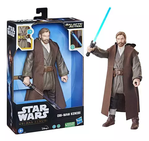 Star Wars Hasbro 6862 Figura 29cm Articulado Galactic Action Obi-Wan Kenobi