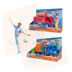 Blippi 86155 Camion de Reclicaje Grande Con personaje y accesorios - comprar online