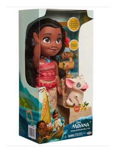 Muneca 38cm Luz y Sonido Articulada Disney Moana