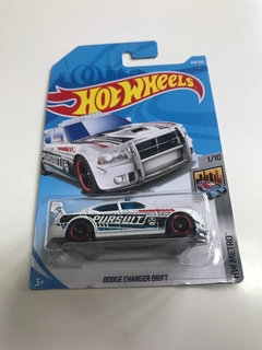 Dodge Charger Drift Pursuit Blanco hot wheels