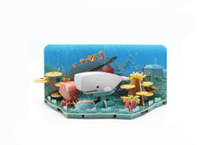 Halftoys Ocean Playset 16cm Ballena + Diorama Muñeco encastre iman en internet