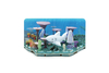 Halftoys Ocean Playset 16cm Tiburon Blanco + Diorama Muñeco encastre iman