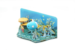 Halftoys Ocean Playset 16cm Pez Mola + Diorama Muñeco encastre iman - comprar online