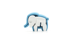 Animales de selva Halftoys Baby Playset 09cm Baby Elefante + Cuna Muñeco encastre iman - tienda online