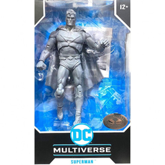 Figura Muñeco Accion Superman 18cm Rebirth MC Farlane Edición Platinum