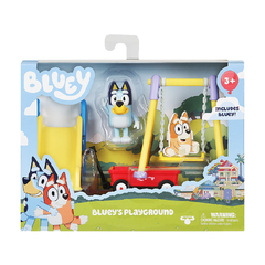 Bluey Set De Juego Parque Plaza Con Accesorios + Figura