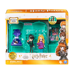 Muñecos Articu. Harry Potter Wizarding 6064867 Playset Honeydukes Con Neville y Luna