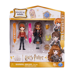 Muñecos Articulados Harry Potter 8cm Mini Magical Wizarding Ron & Parvatti Pck 6064902
