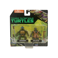 Figura Muñeco Tortugas Ninja 81140 Set 2 Figuras Articuladas 5cm Playmates - comprar online