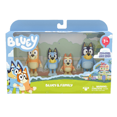 Bluey 13013 / 13051 / 17366 Set de 4 Figuras Familia y Amigos - comprar online