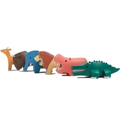 Halftoys Animal Playset 16cm Leon + Diorama Muñeco encastre iman - All4Toys