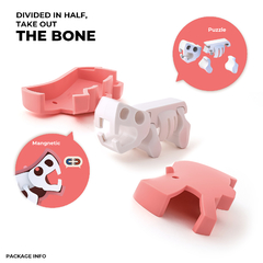 Halftoys Animal Playset 16cm Hipopotamo + Diorama Muñeco encastre iman - All4Toys