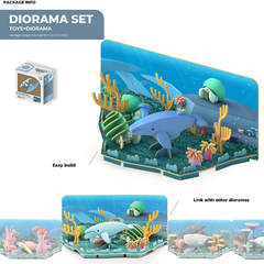 Halftoys Ocean Playset 16cm Cachalote + Diorama Muñeco encastre iman en internet
