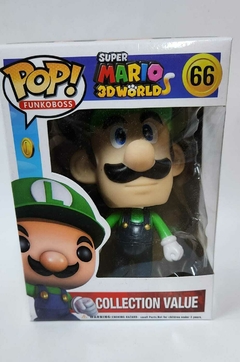 Muñeco Pop Simil Funko Coleccion Mario Bross- Luigi- Bowser - comprar online
