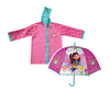 Combo Paraguas y Piloto Lluvia niños Impermeable Plastico Gabby Dollhouse