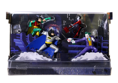 PlaySet Jada 31353 Batman Joker Robin Harley Quinn Diorame Set Scene x4