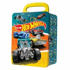 Car Case Metalico Hot Wheels Lata Porta 18 Autos Original